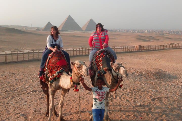 Sunset Camel Ride Around the Giza Pyramids: Bedouin Desert Experience photo 2
