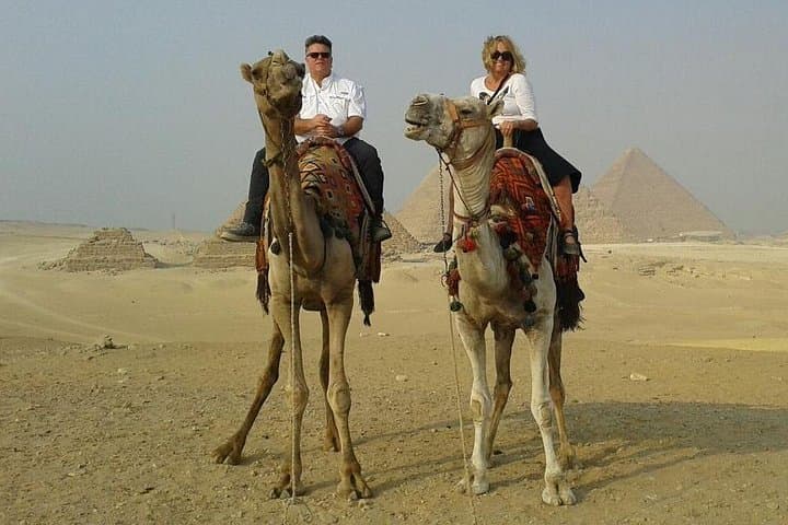 Giza, Saqqara & Memphis: Private Full-Day Pyramids Tour with Camel Ride and Lunch