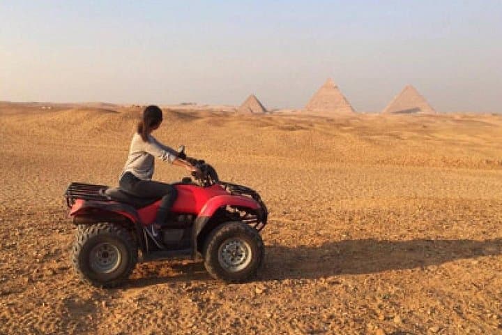 Quad Bike Adventure Around the Giza Pyramids: Private Desert Safari photo 1
