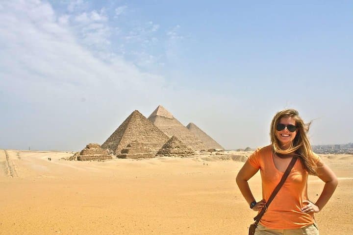 Giza Pyramids Layover Tour & Nile Felucca Ride from Cairo Airport photo 1