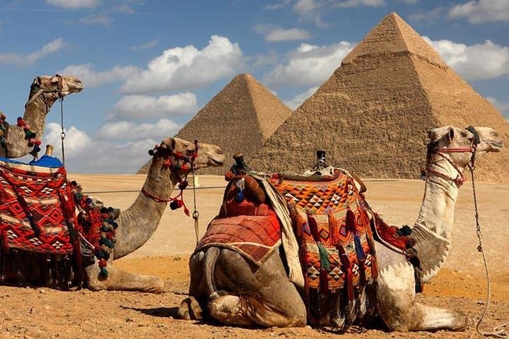 Giza Pyramids & Sphinx Day Tour with Grand Egyptian Museum and Camel Ride photo 1
