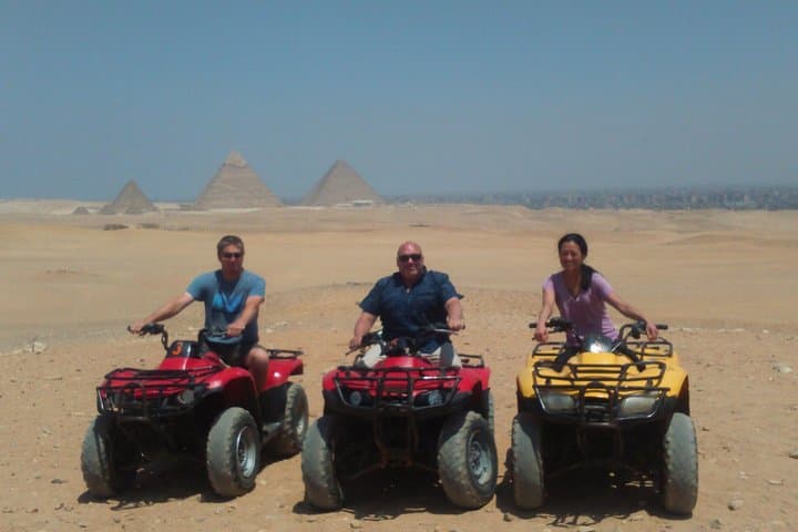 Quad Biking at Giza: Private Desert Safari with Pyramid Views
