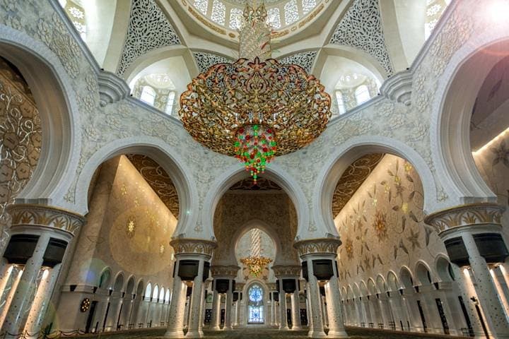 Half-Day Sheikh Zayed Mosque & Ferrari World Exterior Tour from Dubai