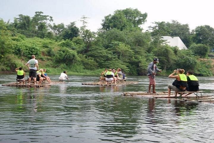 Private Erawan Waterfall & River Kwai Day Tour from Bangkok — Death Railway, Bamboo Rafting & Swim photo 3