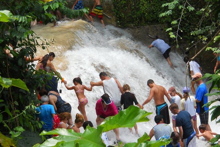 Private Dunns River Falls & Beach Break from Falmouth — Climb, Jerk Lunch, Bamboo Blu