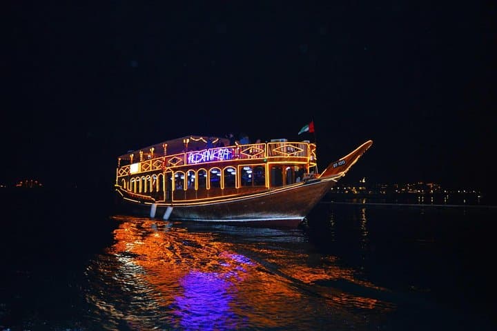 Dhow Dinner Cruise Dubai Creek: Evening Buffet & Illuminated Gold Souk Views photo 5