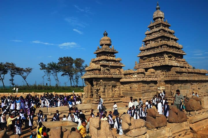 Mahabalipuram Shore Temples & Beach Day Trip from Chennai: Monoliths and Surf