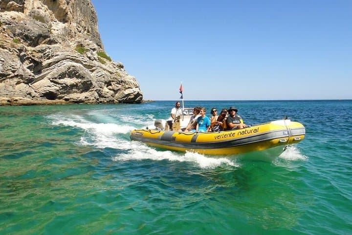 Arrábida Marine Caves Boat Tour from Lisbon — Beach Lunch, Wine Tasting & Coastal Caves