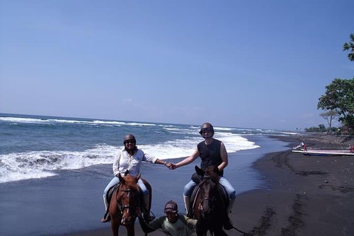 Horseback Riding on Bali's Black Sand Beach and Twin Waterfalls photo 5