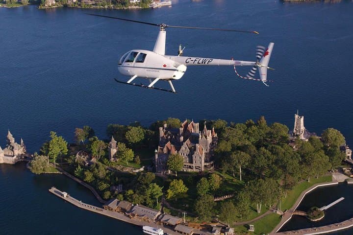 Boldt Castle and Thousand Islands Helicopter Tour — Aerial Views of Heart Island