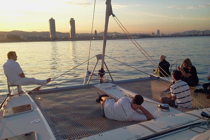 Private Barcelona Catamaran Cruise for Groups (13–16) — 2–3 Hour Coastal Sail