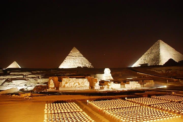 Giza Pyramid Sound and Light Show: Night Spectacle at the Great Sphinx