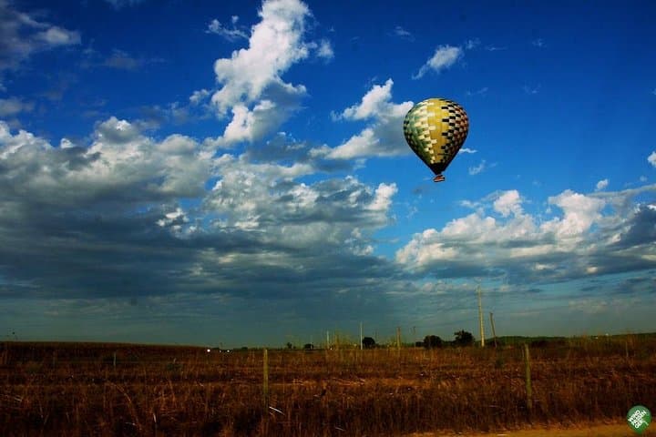 Sunrise Hot Air Balloon Ride Over Coruche with Champagne Toast photo 6