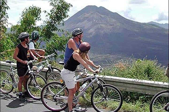 Kintamani Volcano Downhill Cycling and Goa Gajah Day Tour from Ubud
