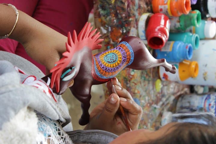 Full-Day Monte Albán and Artisan Towns Tour from Oaxaca: Ruins, Alebrijes & Black Pottery photo 4