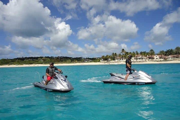 St. Maarten Jet Ski Adventure: Beach Stop, Toppers Rum & Flag Pole View photo 4