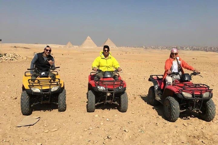 Giza Plateau Sunset ATV & Camel Safari — Quad Bike and Camel Ride from Cairo photo 1