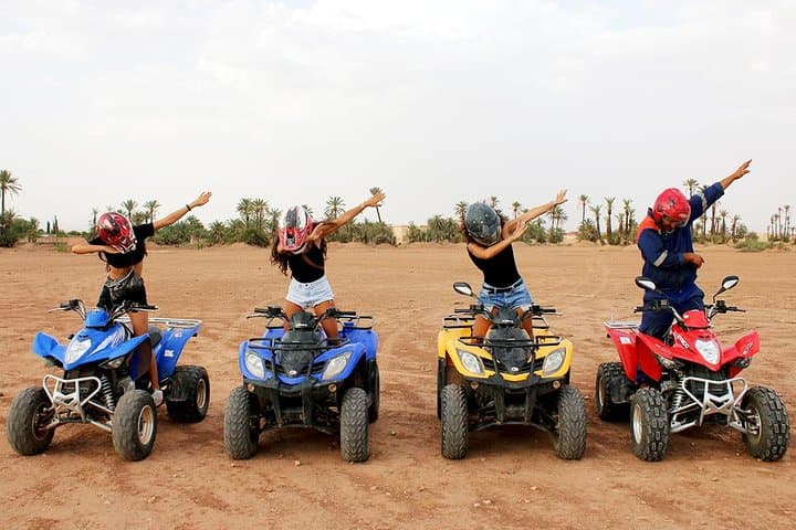 Half-Day Quad Biking in Marrakech Palmeraie — ATV Tour with Tea Break