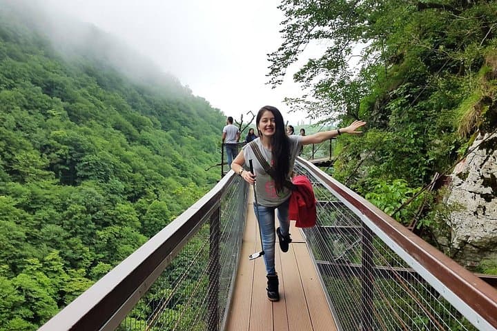 Explore Imereti Caves, Sataplia & Okatse Canyon: Prometheus Cave Tour from Kutaisi photo 1