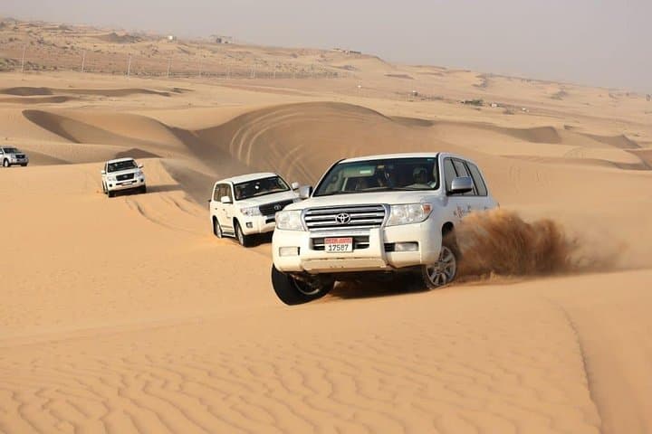 Red Dunes Safari & Dubai Marina Dhow Cruise Dinner — 2-Day Desert & City Lights Experience photo 1
