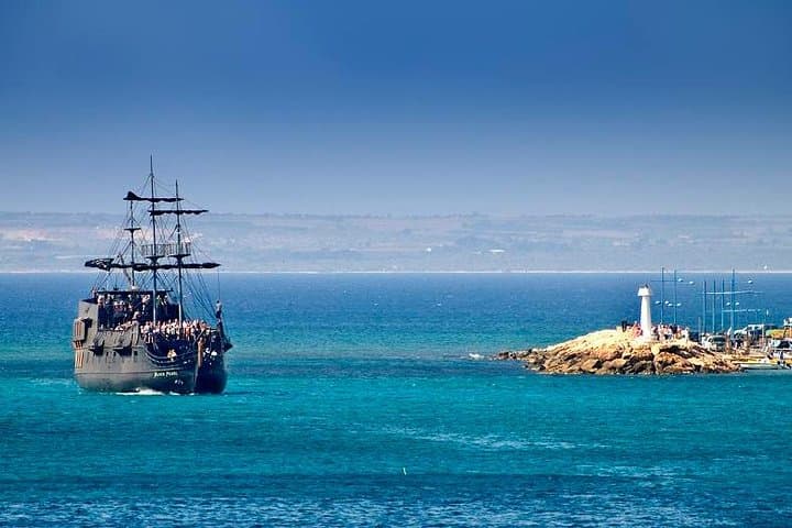 Black Pearl Pirate Cruise: Ayia Napa Sea Caves & Konnos Bay Full-Day Swim