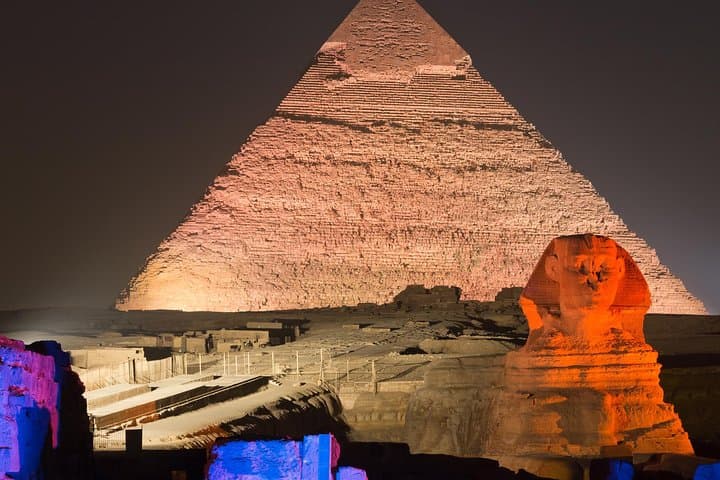 Giza Pyramids & Sphinx Sound and Light Show — Evening Experience