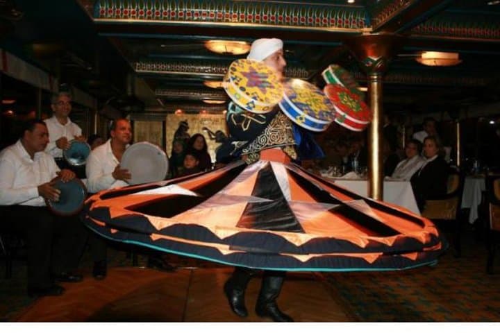 Evening Nile Dinner Cruise: 4-Star Buffet with Sufi & Belly Dance in Cairo
