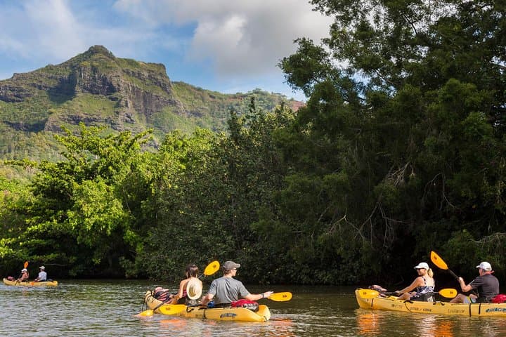 Wailua River Paddle: Guided Kayak Tour on Kauai’s Sacred Waterway photo 1