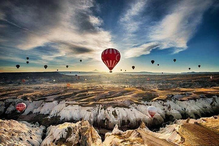Cappadocia Hot Air Balloon & Full-Day Small Group Tour — Sunrise Flight, Göreme Open-Air Museum, and Valleys