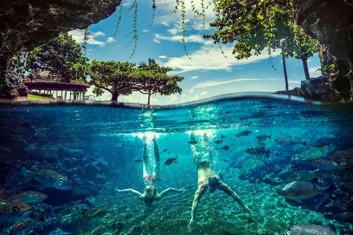Pristine Waters of Upolu: To Sua Trench, Lalomanu & Waterfall Swim Day Tour photo 5