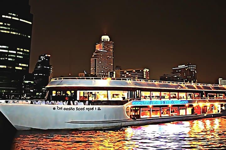 Bangkok White Orchid Chao Phraya Dinner Cruise — Evening Buffet, Live Shows & River Views photo 3