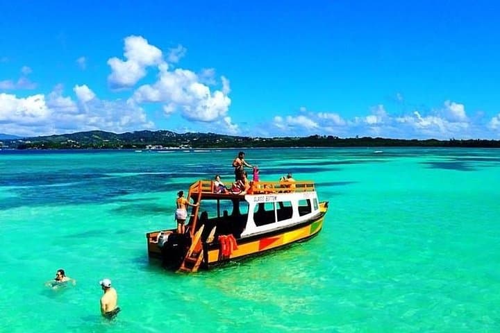 Tobago Buccoo Reef & Nylon Pool Glass-Bottom Boat Cruise — Scarborough Day Tour