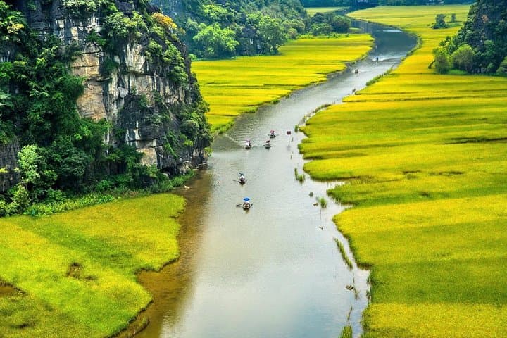 Hoa Lu & Tam Coc Small-Group Tour — Row Tam Coc, Cycle Rice Fields, Explore Ancient Capital photo 2