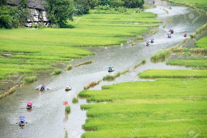 Hoa Lu & Tam Coc Small-Group Tour — Row Tam Coc, Cycle Rice Fields, Explore Ancient Capital photo 6