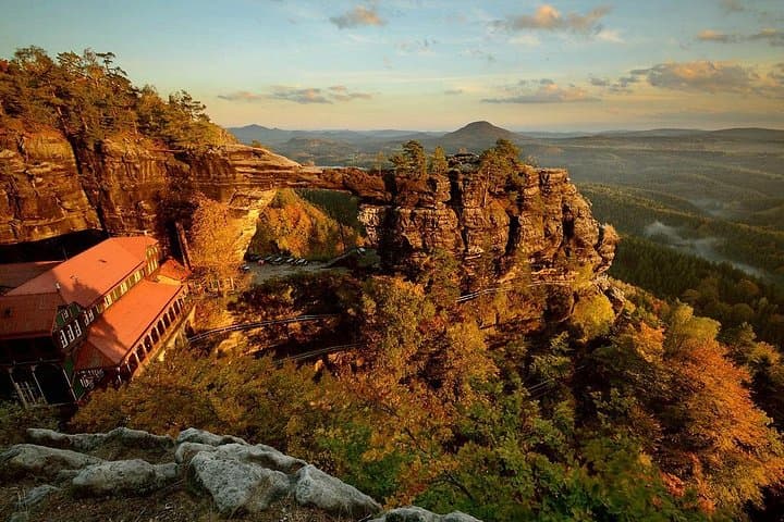 Bohemian & Saxon Switzerland Day Trip from Prague: Bastei, Pravčická Arch & Wild Gorge photo 1