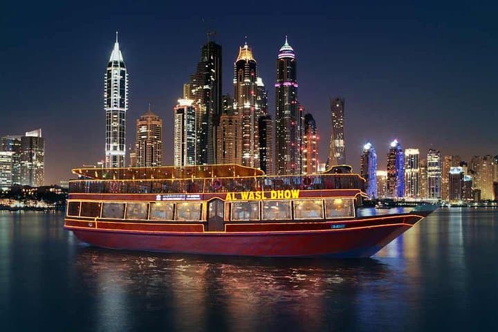 Abu Dhabi Dhow Dinner Cruise: Romantic Corniche Evening with Authentic Arabic Cuisine photo 4