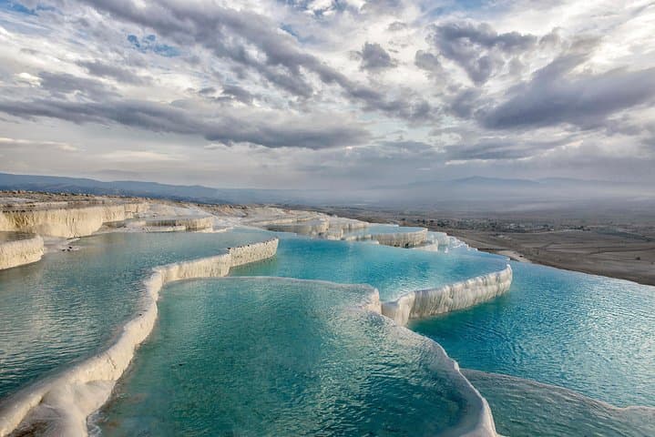 Day Trip to Pamukkale & Hierapolis from Izmir: Travertines, Thermal Pools & Ancient Ruins photo 1
