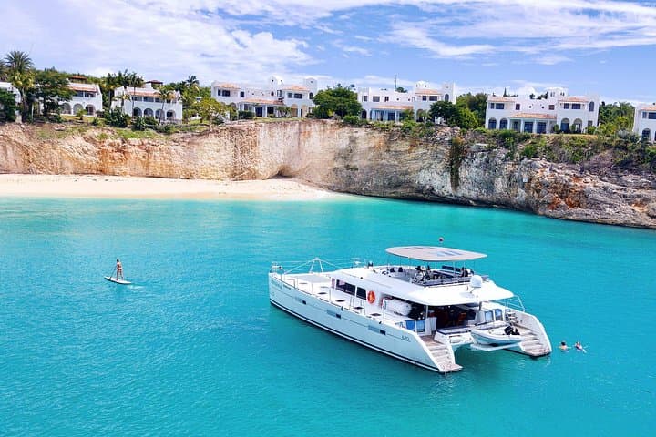St Maarten Catamaran Day Trip: Snorkel, Paddleboard & Beach Lunch