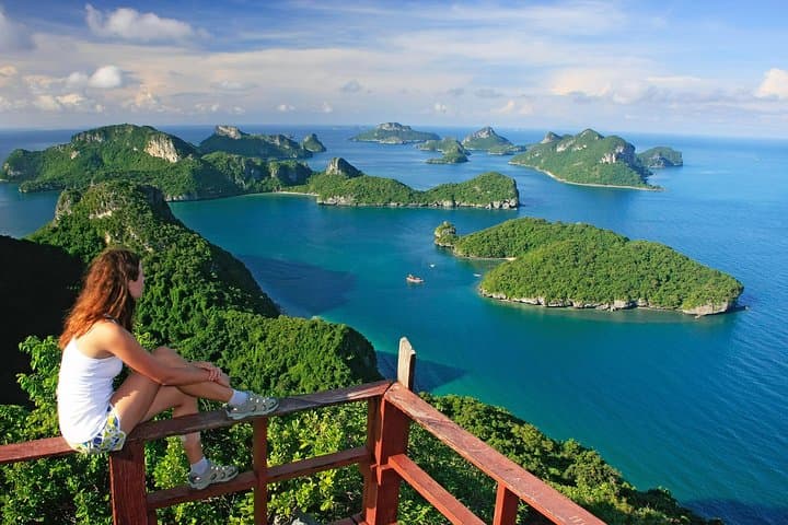 Angthong Marine Park Full-Day: Snorkel, Sea Kayak & Emerald Lagoon from Koh Samui