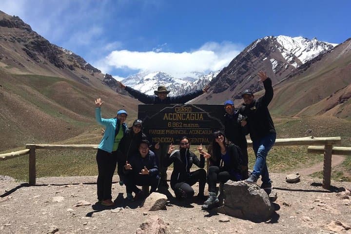 Full-Day Aconcagua Park & Laguna del Inca Tour from Santiago — Mirador, Puente del Inca, Portillo