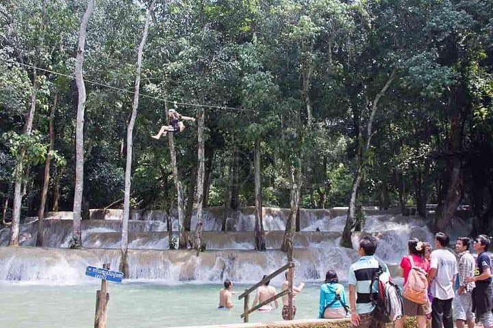 Tad Sae Kayaking and Zip-line Adventure — Paddle, Plunge and Fly Near Luang Prabang photo 1