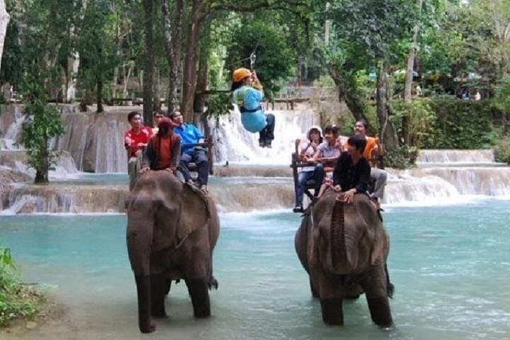 Tad Sae Kayaking and Zip-line Adventure — Paddle, Plunge and Fly Near Luang Prabang photo 2