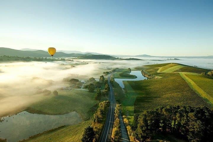 Yarra Valley Sunrise Hot Air Balloon Flight Over Vineyards