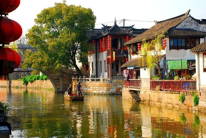 Sunset Boating & Riverside Dinner in Fengjing and Xitang — Private Tour from Shanghai photo 6