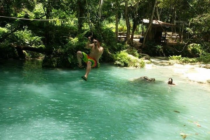 Blue Hole and Dunn's River Falls: Ocho Rios Waterfall Adventure from Montego Bay
