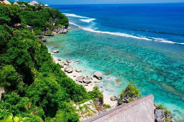South Coast Bali Tour: Ubud Waterfall, Padang-Padang & Uluwatu Temple Day Trip photo 1
