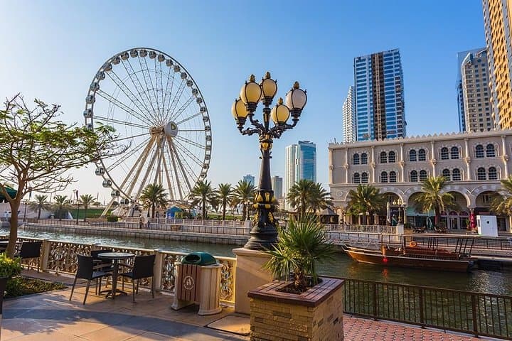 Private Sharjah & Ajman City Tour from Dubai — Al Majaz, Al Qasba and Ajman Corniche (4–5 hrs)