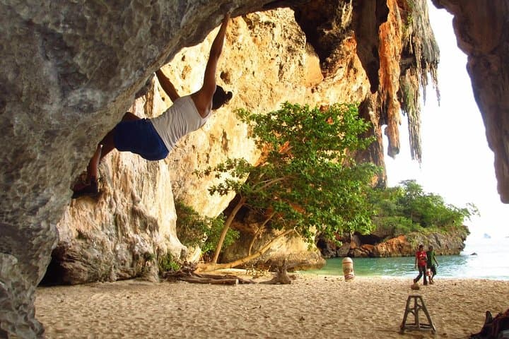 Railay Beach 3-Day Rock Climbing Course: Learn Lead & Multi-Pitch on Limestone Sea Cliffs photo 3