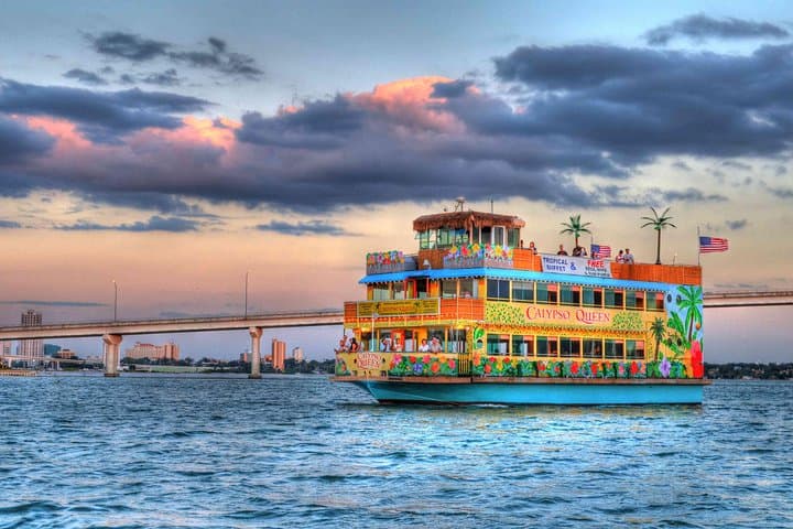 Calypso Queen Tropical Party Buffet Cruise — Clearwater Beach Dinner & Sunset Voyage photo 1