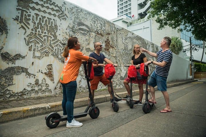 Electric Scooter Tour of Bangkok — Chinatown, River & Thonburi Temples
